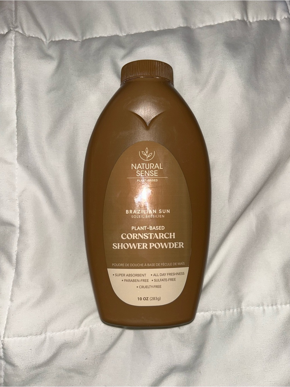 Brazilian Sun Cornstarch Shower Powder - Brown
